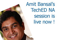 AmitBansal,PeoplewareIndia,SqlserverGeeks,TechED North America 2012