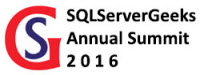 SQLServerGeeks Annual Summit 2016 Logo