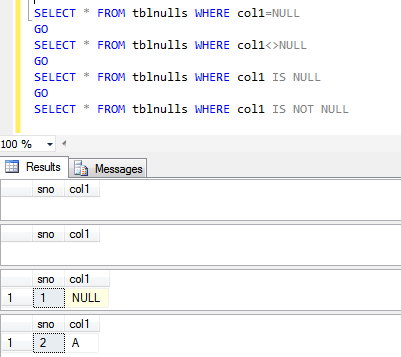 1_ANSI_NULLS and QUOTED_IDENTIFIER in SQL Server