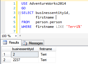 Sql like case insensitive