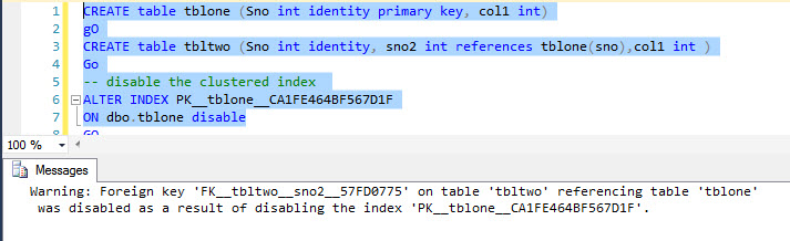 2_Disable or Enable Indexes in SQL Server