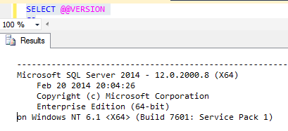 1_script to find sql server version