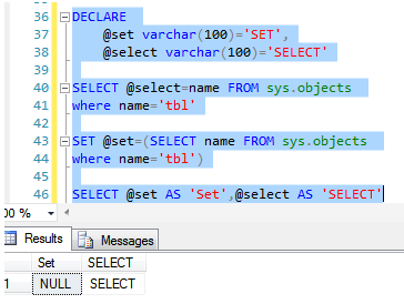3_SET vs SELECT in SQL Server