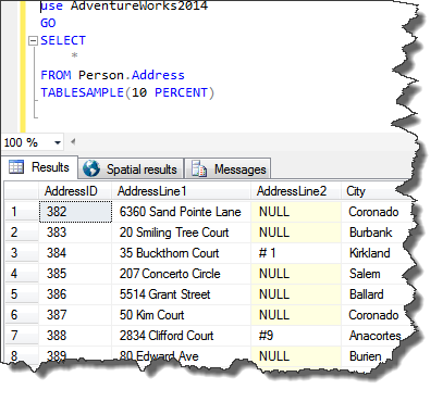 1_SQL Server tablesample example