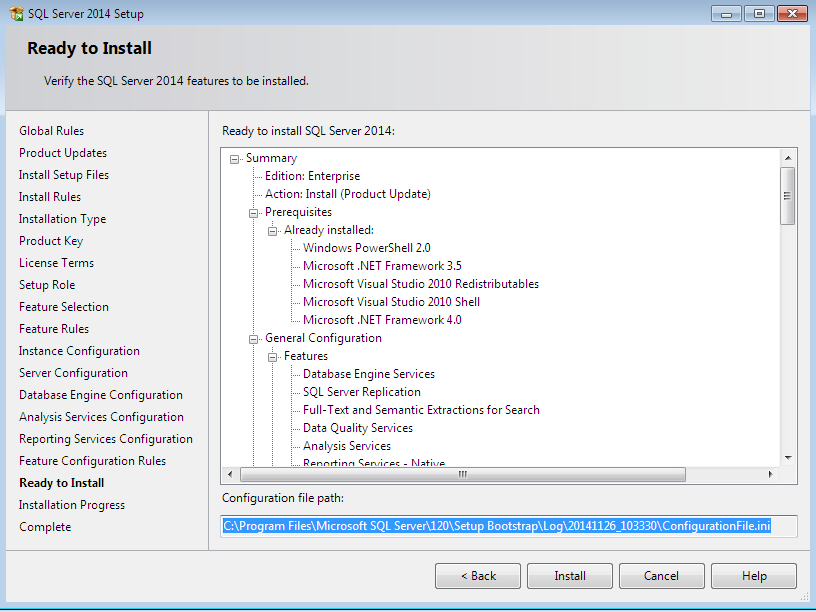 1_SQL Server unattended installation 2014