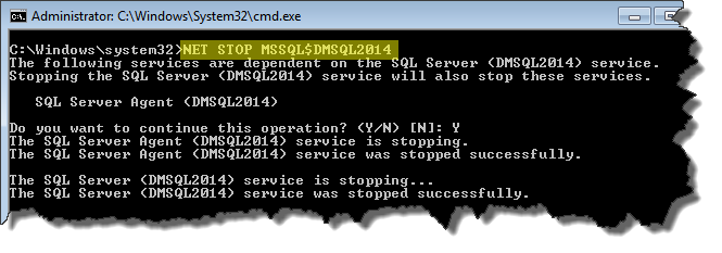 2_start sql server in single user mode command prompt