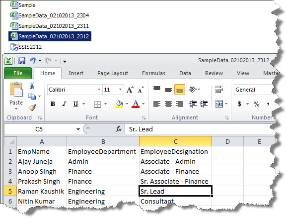 11_MS_SQL_Server_Integration_Services_2012_Create_New_Excel_File_Dynamically_to_Export_Data