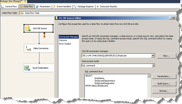 5_MS_SQL_Server_Integration_Services_2012_Create_New_Excel_File_Dynamically_to_Export_Data