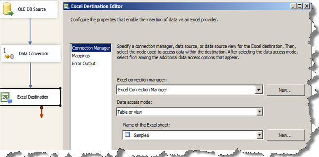 7_MS_SQL_Server_Integration_Services_2012_Create_New_Excel_File_Dynamically_to_Export_Data