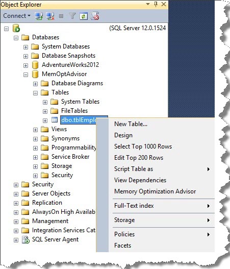 1_SQL_Server_Memory_Optimization_Advisor_SQL_Server_2014